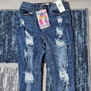 Vintage New Ripped Jeans